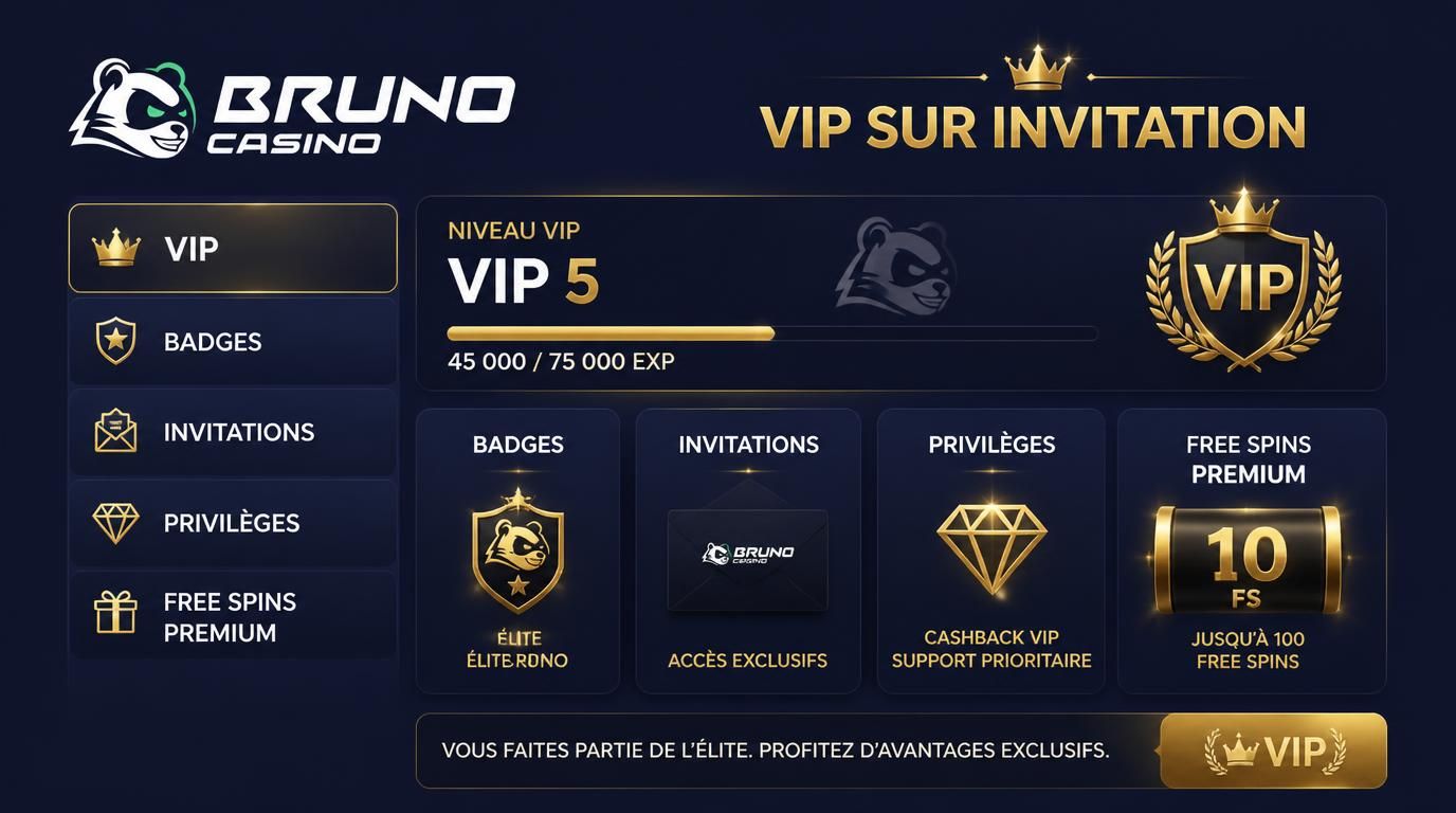 Espace VIP d’un casino en ligne, invitation et avantages